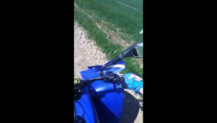 Quad Adly 50cm2 en rodage et Yamaha DT 50 R GoPro Hero2 HD