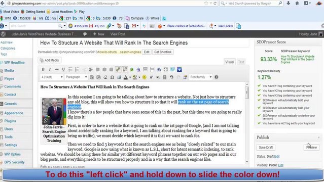 Free Internet Marketing Toolkit Video: How To Point Web Pages And Blog Posts At Each Other 3