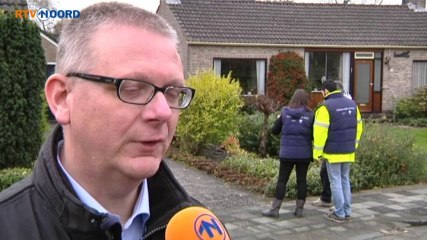 Nam voert snelle huizeninspectie uit in Loppersum - RTV Noord
