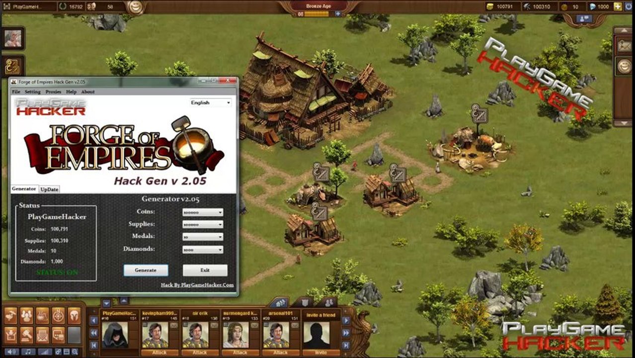 Forge of Empires Hack Gen v2.05 [WORKED 2013]
