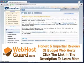 Shared Web Hosting in 3 Minutes with DreamHost ($50 off with promo code PYTHONISTA)