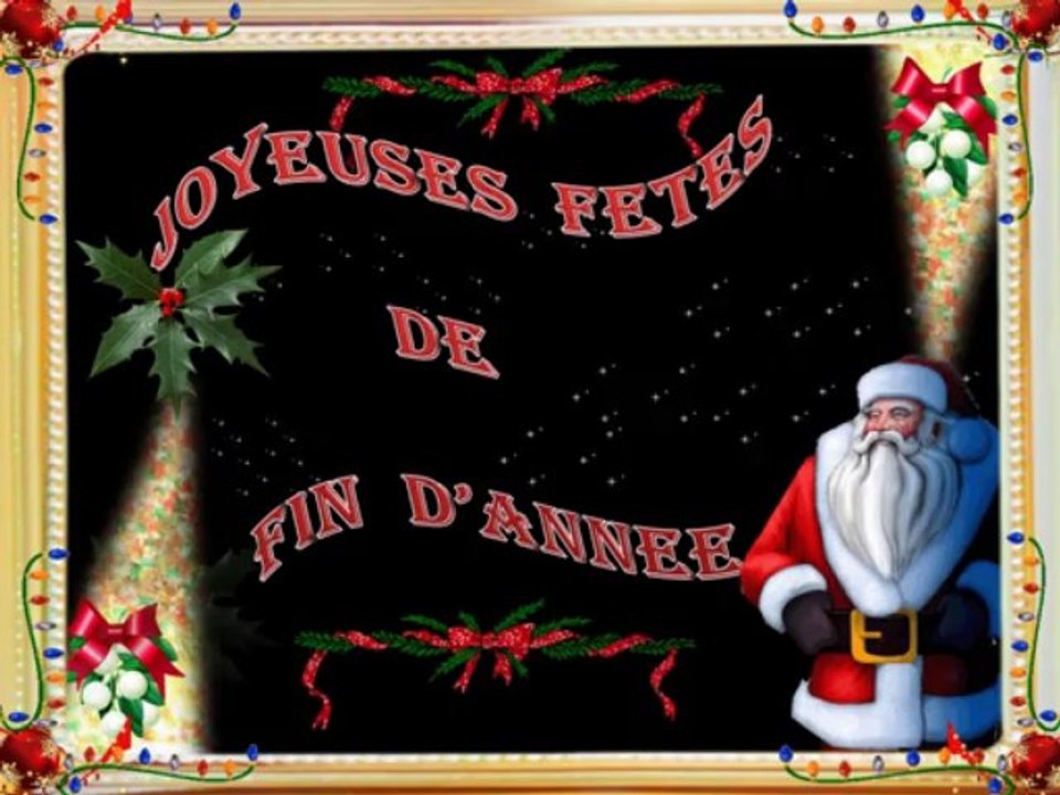 carte animation de noël