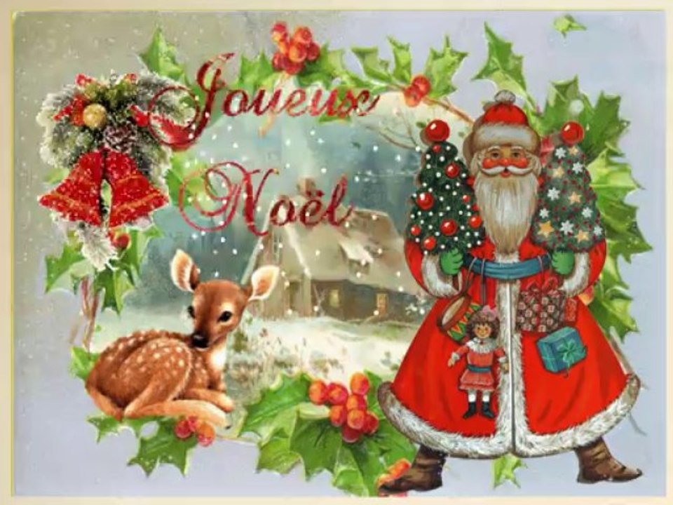 carte pere noel animé SIMPLE