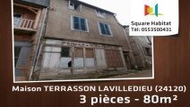A vendre - Maison/villa - TERRASSON LAVILLEDIEU (24120) - 3 pièces - 80m²