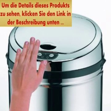 Angebote Kela 17711 Sensor-Abfalleimer Ramon Edelstahl glänzend 30 Liter Fassungsvermögen Silent-Close