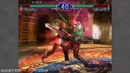 Soul Calibur II | HD Battle Theater | Cassandra Versus Cervantes | Nintendo GameCube (GCN)