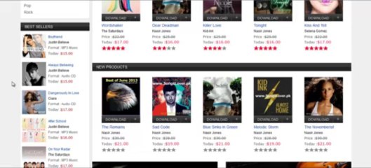Virtuemart Music Store Template