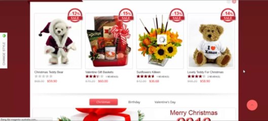 Magento Gift store Theme