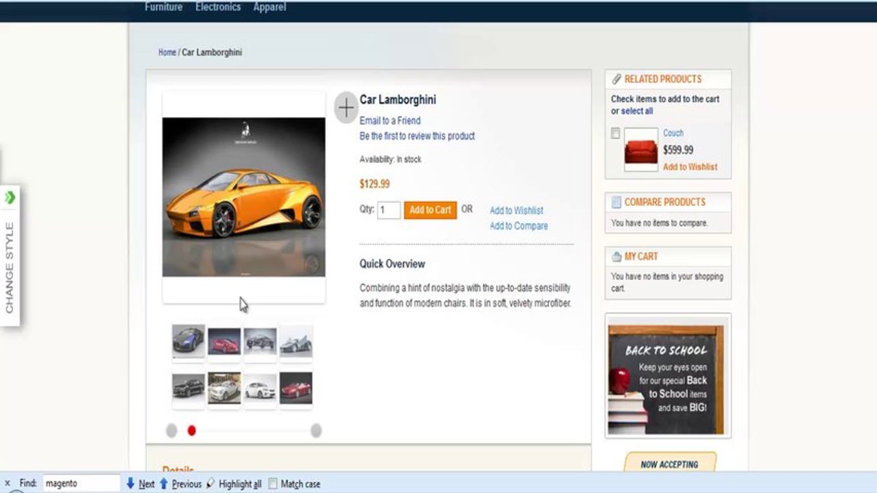 Magento Product Images Slideshow Extension