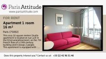 Studio Apartment for rent - Opéra, Paris - Ref. 4913