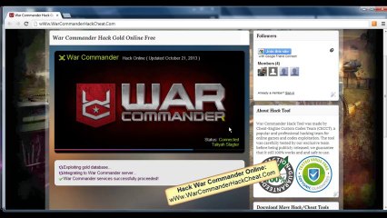 Hack War Commander Free Online Without Download  (Updated November 2013)