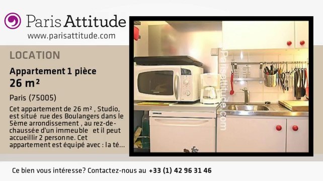 Appartement Studio à louer - Place Monge, Paris - Ref. 5495