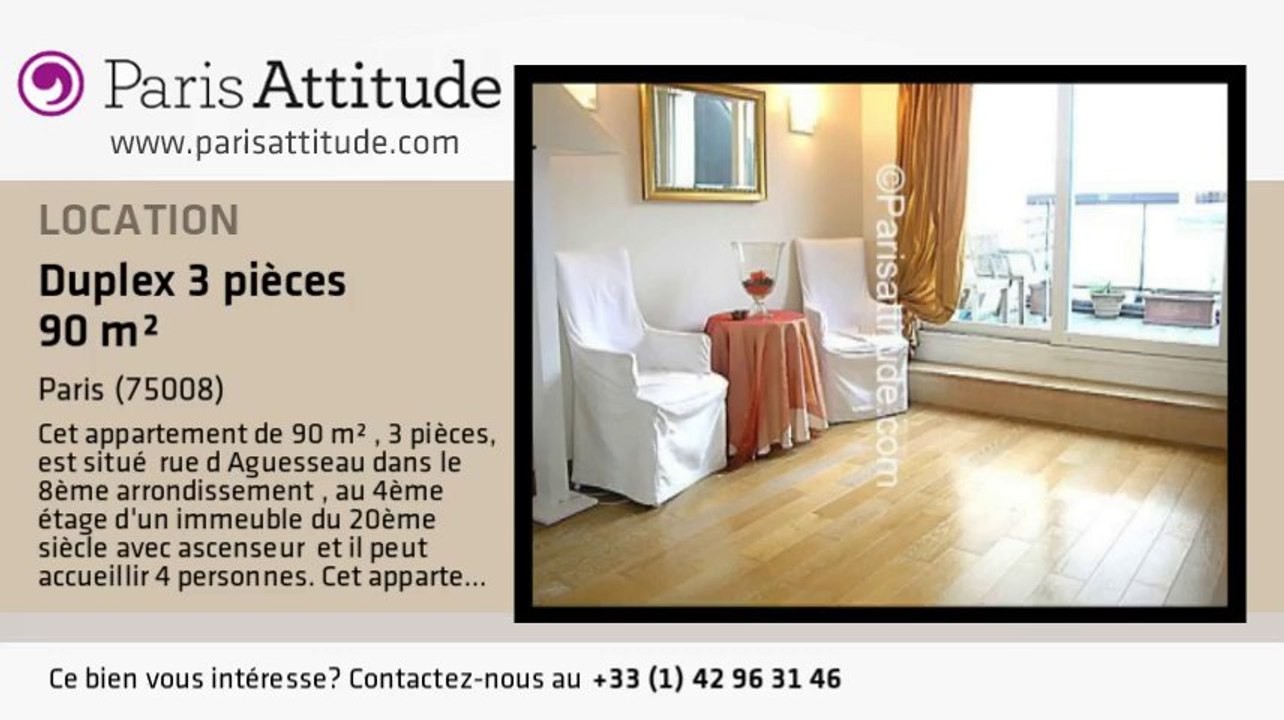 Duplex 2 Chambres à louer - Madeleine, Paris - Ref. 5889