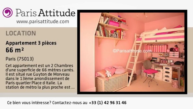 Appartement 2 Chambres à louer - Tolbiac, Paris - Ref. 1387