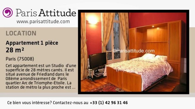 Appartement Studio à louer - Arc de Triomphe, Paris - Ref. 2809