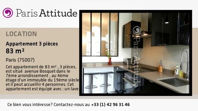 Appartement 2 Chambres à louer - Tour Eiffel, Paris - Ref. 8401