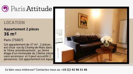 Appartement 1 Chambre à louer - Tour Eiffel, Paris - Ref. 8563