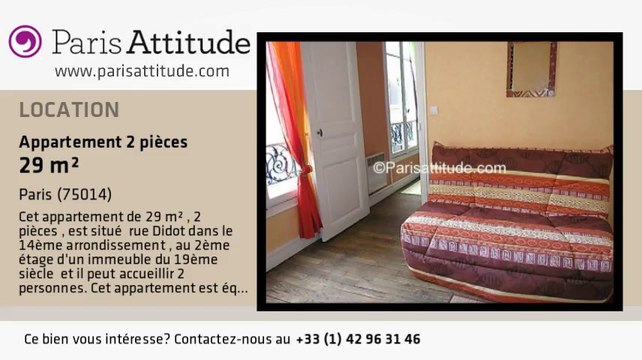 Appartement 1 Chambre à louer - Plaisance/Pernety, Paris - Ref. 4819