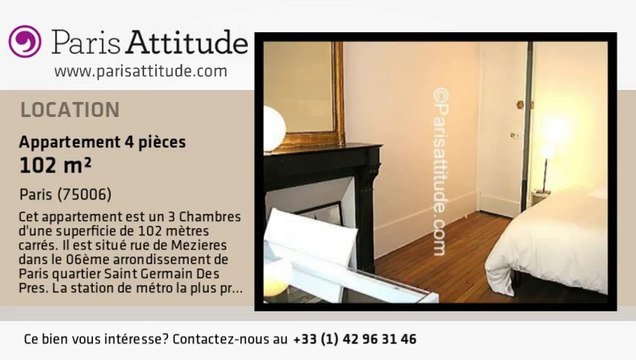 Appartement 3 Chambres à louer - Jardin du Luxembourg, Paris - Ref. 4569