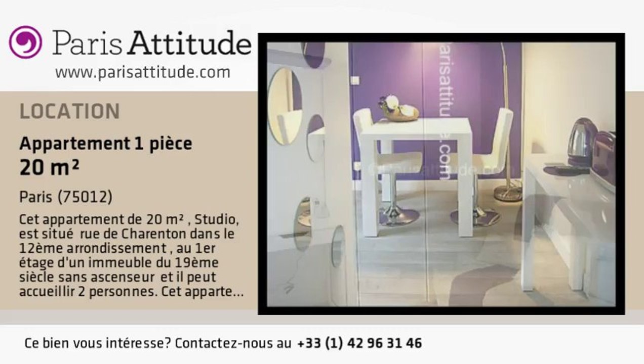 Appartement Studio à louer - Porte de Bercy, Paris - Ref. 6907