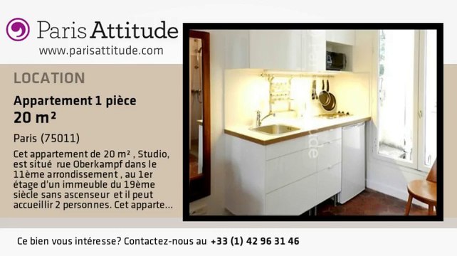 Appartement Studio à louer - Ménilmontant, Paris - Ref. 359