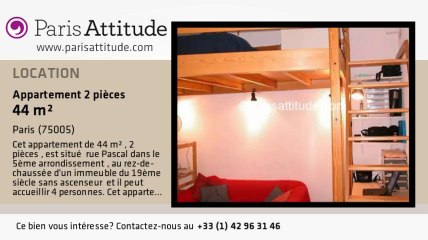 Appartement 1 Chambre à louer - Port Royal, Paris - Ref. 619