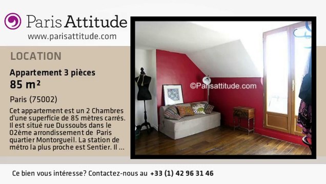 Appartement 2 Chambres à louer - Strasbourg St Denis, Paris - Ref. 3519