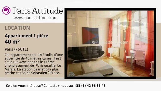 Appartement Studio à louer - Bastille, Paris - Ref. 3440