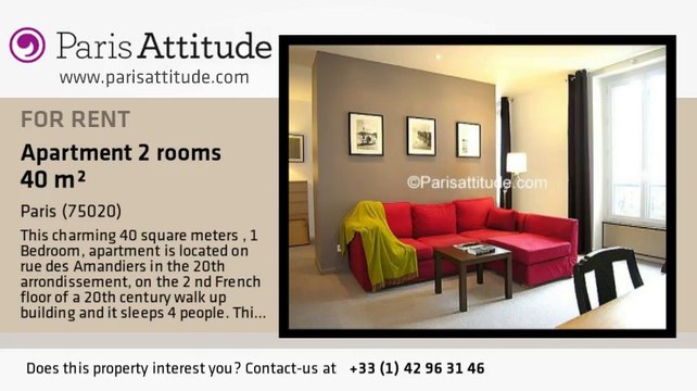 1 Bedroom Apartment for rent - Ménilmontant, Paris - Ref. 4686