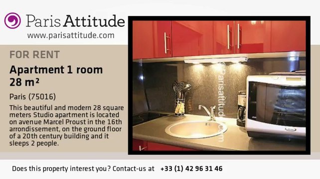 Studio Apartment for rent - La Muette, Paris - Ref. 2741