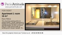 Studio Apartment for rent - Voltaire, Paris - Ref. 6707