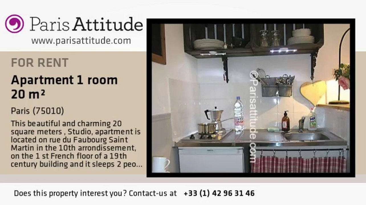 Studio Apartment for rent - Gare de l'Est/Gare du Nord, Paris - Ref. 5430