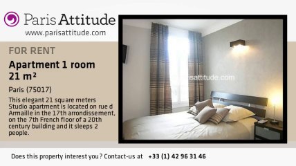 Studio Apartment for rent - Arc de Triomphe, Paris - Ref. 4840