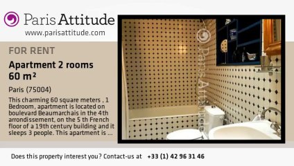 1 Bedroom Apartment for rent - Bastille, Paris - Ref. 4058