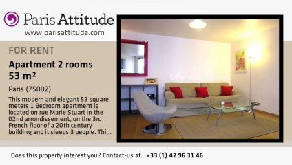 1 Bedroom Apartment for rent - Montorgueil, Paris - Ref. 4996