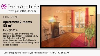 1 Bedroom Apartment for rent - Port Royal, Paris - Ref. 984