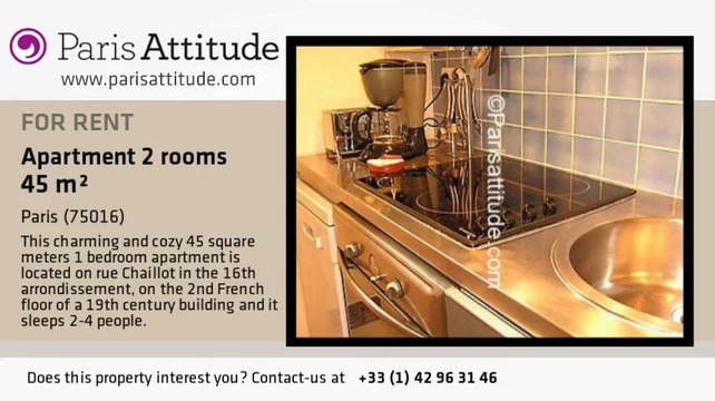 1 Bedroom Apartment for rent - Alma Marceau, Paris - Ref. 1203