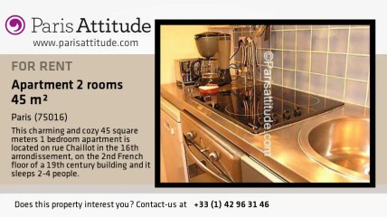 1 Bedroom Apartment for rent - Alma Marceau, Paris - Ref. 1203