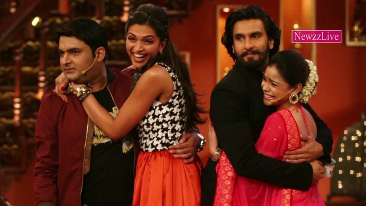 Deepika Padukone, Ranveer Singh At Comedy Nights With Kapil