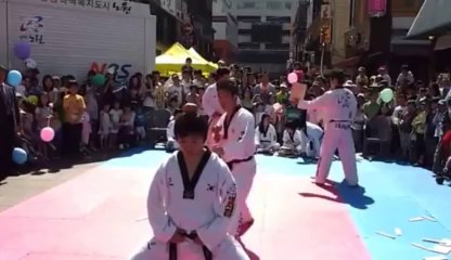 Démonstration de Tae Kwondo