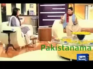 Azizi as Political Worker on Hasb E Haal 06-11-2013