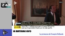 Zap télé: Les promesses non tenues de Hollande, le maire de Toronto a fumé du crack