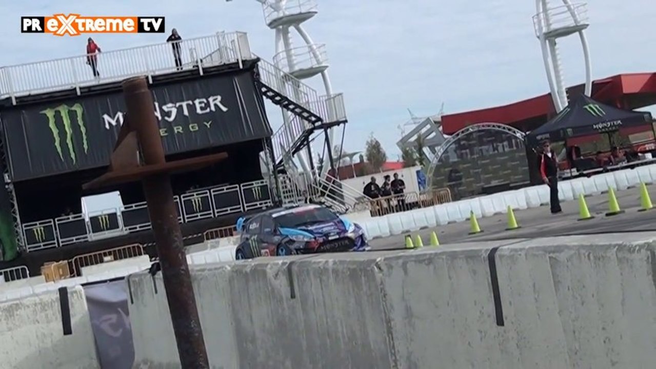 Gymkhana Grid en Madrid con Ken Block! Avance entrevistas muy pronto en PRMotor TV Channel (HD)