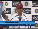 Marlon Samuels lauds Indian bowlers