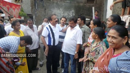 Cement Concrete passage & drainage outlet work @ 4 places by Baba Siddique