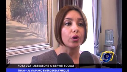 Trani | Al via Piano Emergenza famiglie