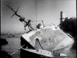 Marseille premier port de France 1945 l'occupation par l'Allemagne nazie le minage et la destruction du port et sa réouverture par les forces alliés lors de la seconde guerre mondiale