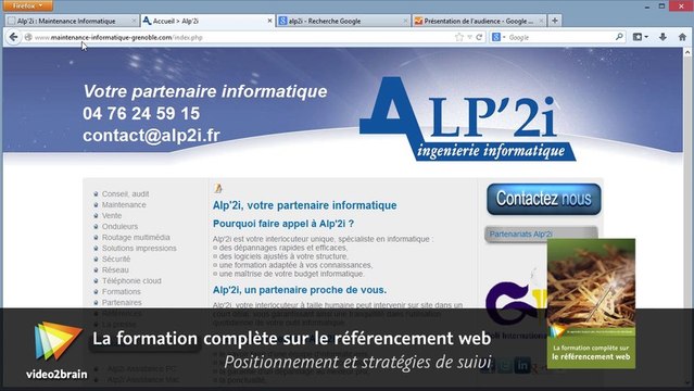 Optimisation du référencement lors de la refonte d'un site Internet : trailer | video2brain.com