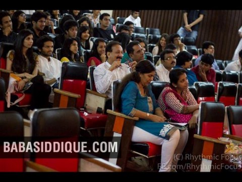 Shri. Baba Siddique as the Chief Guest at Mock Parliament event at Lala Lajpat Rai College.