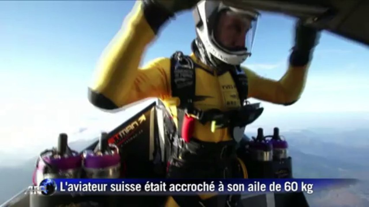 Japon: un Suisse survole le Mont Fuji avec une aile à réaction